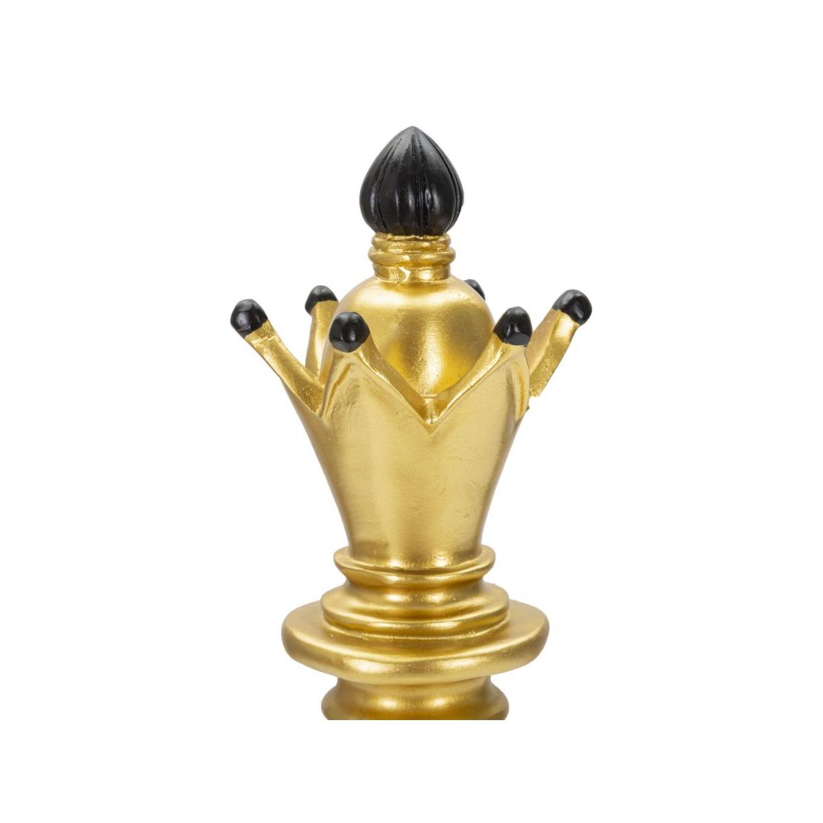 Alfiere oro e nero cm Ø 12,5x38,5