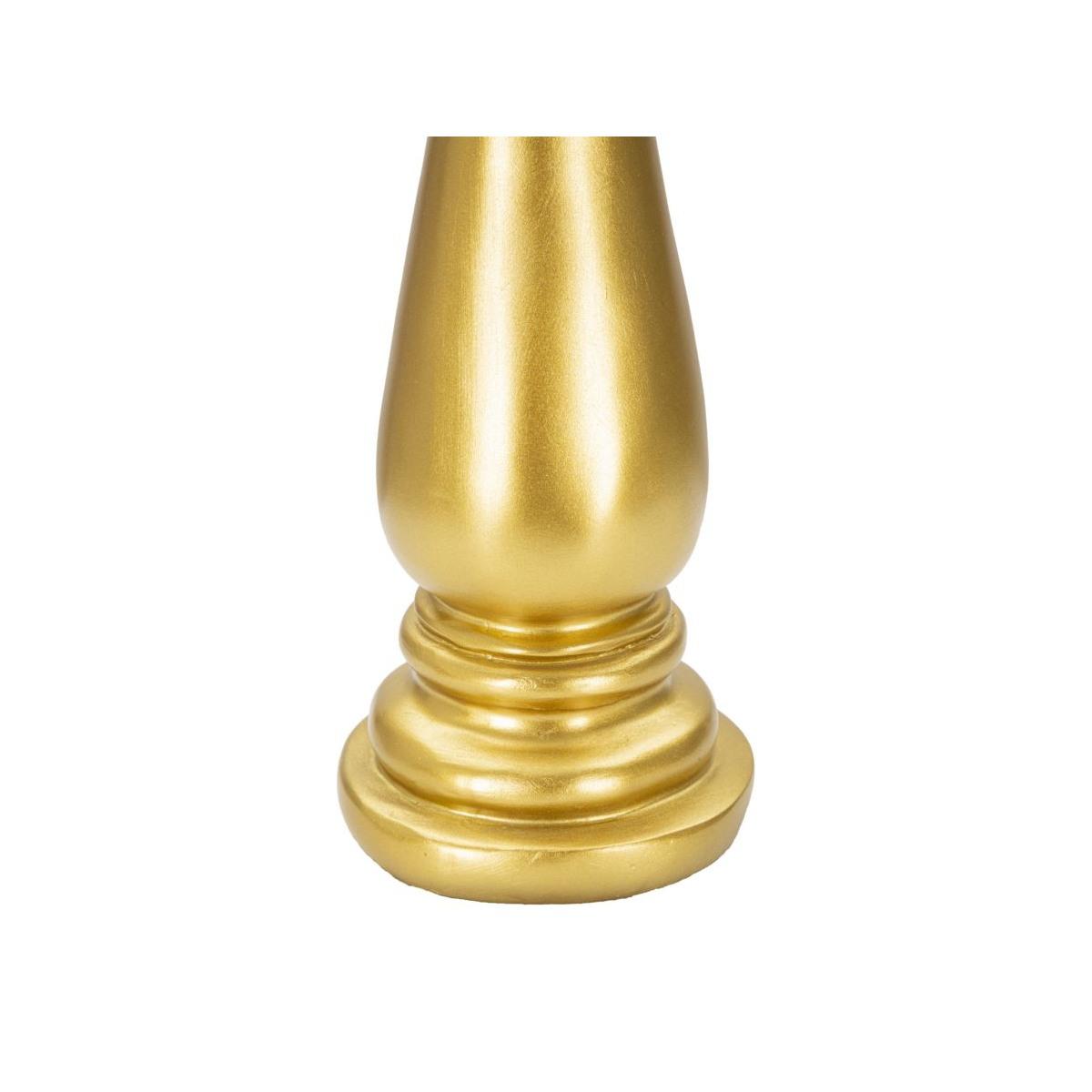 Alfiere oro e nero cm Ø 12,5x38,5