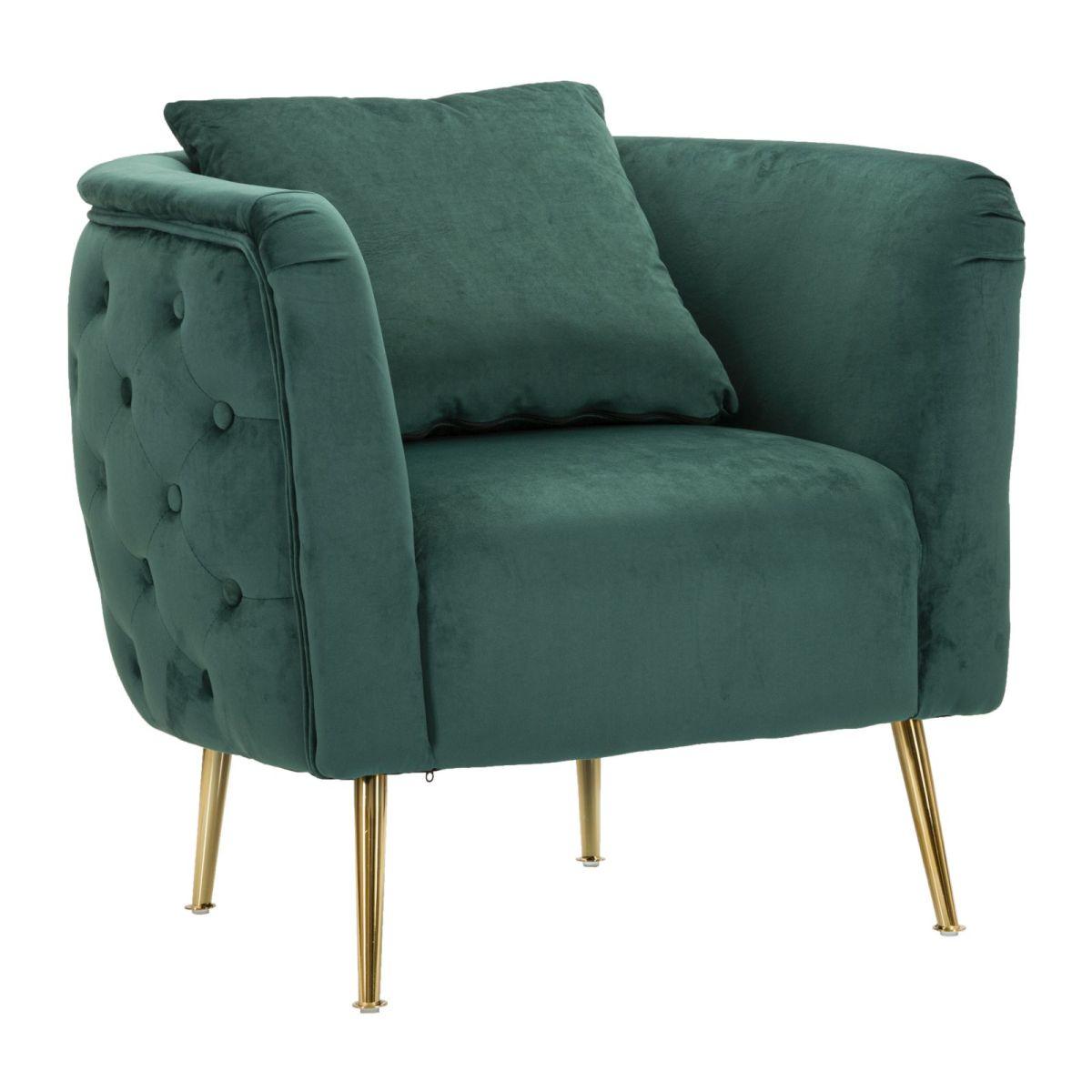 Poltrona bucarest verde cm 76x74x73