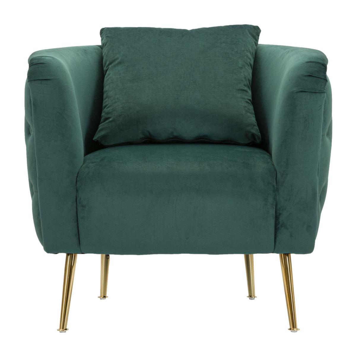 Poltrona bucarest verde cm 76x74x73