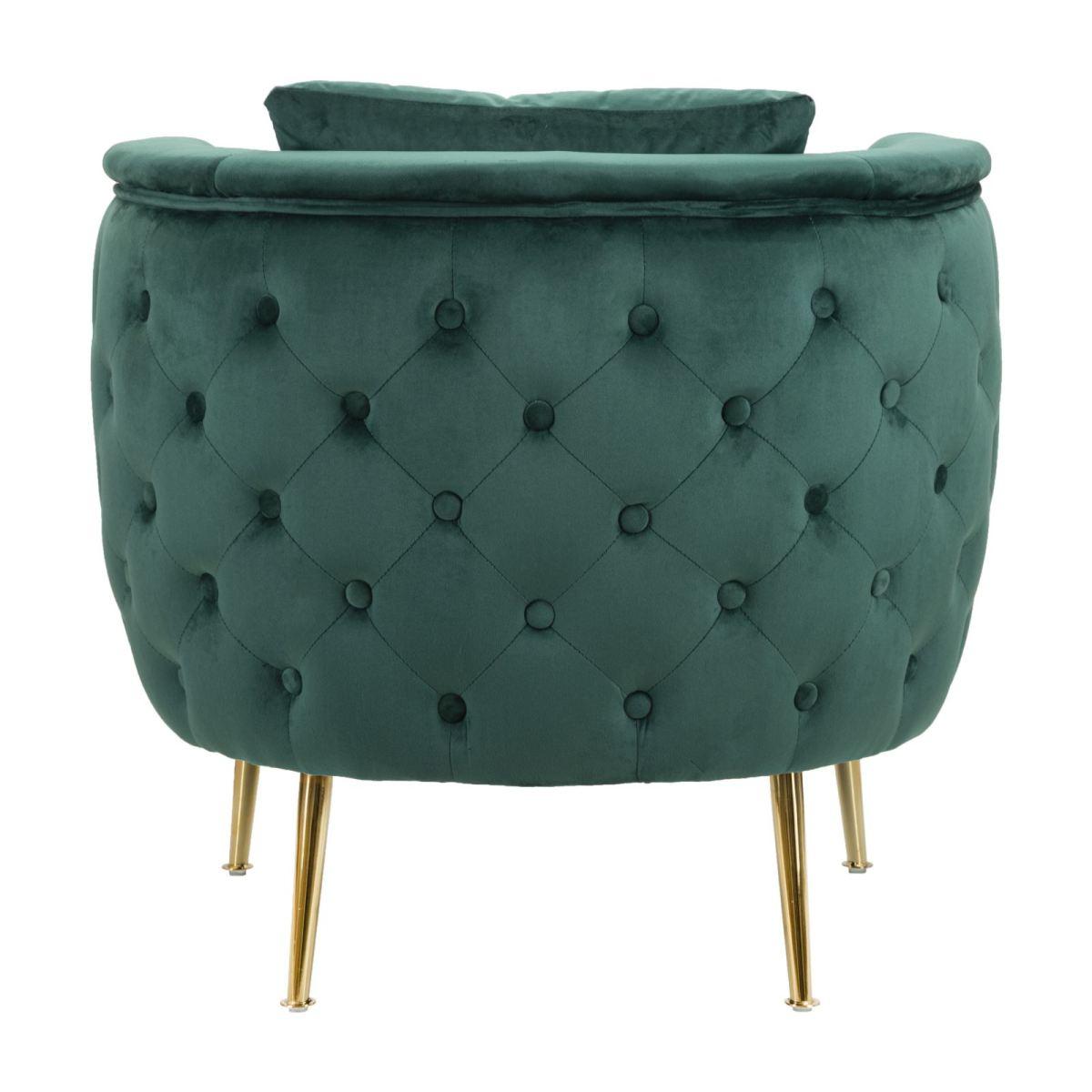 Poltrona bucarest verde cm 76x74x73