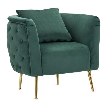 Poltrona bucarest verde cm 76x74x73