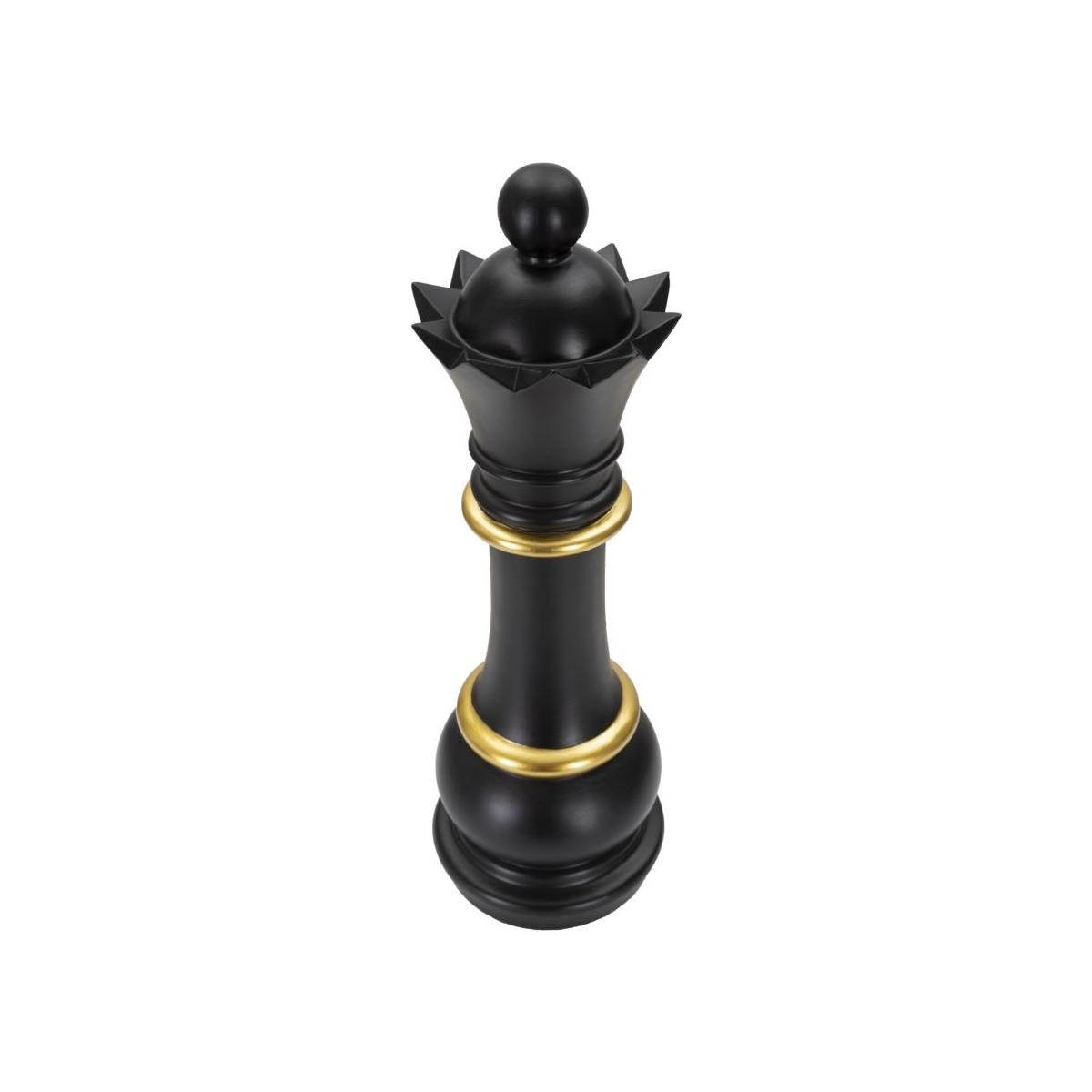 Regina nero e oro cm Ø 15x50