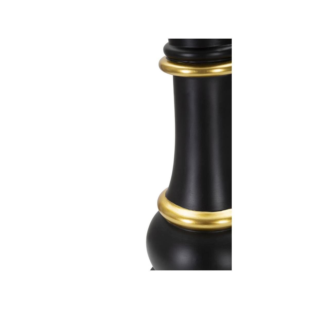 Regina nero e oro cm Ø 15x50