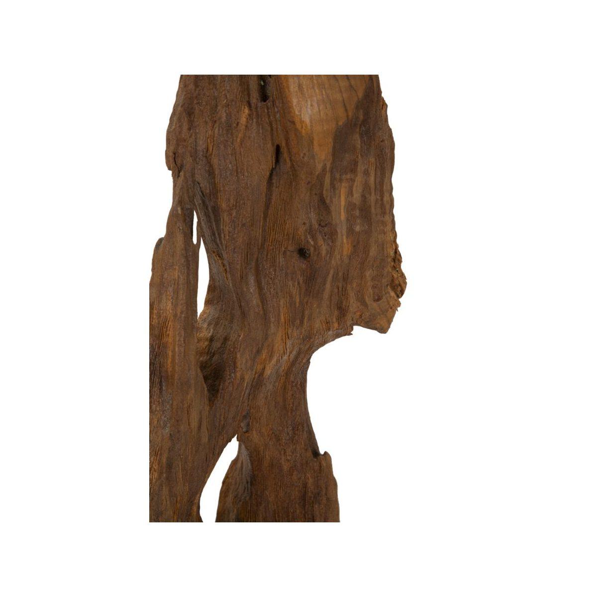 Scultura akar in teak riciclato cm 18x13x55 (pezzi unici - non rip. in serie)