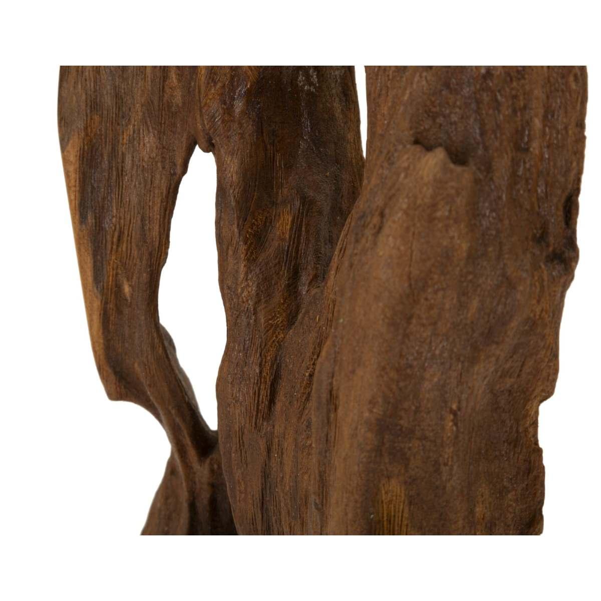 Scultura akar in teak riciclato cm 18x13x55 (pezzi unici - non rip. in serie)