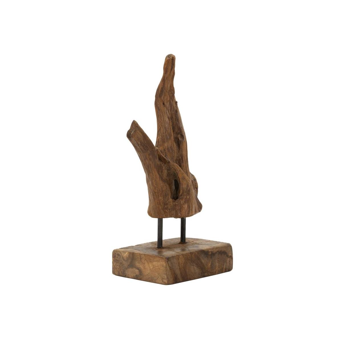 Scultura akar in teak ric, cm 20x11x34 min 2 (pezzi unici - non rip. in serie)