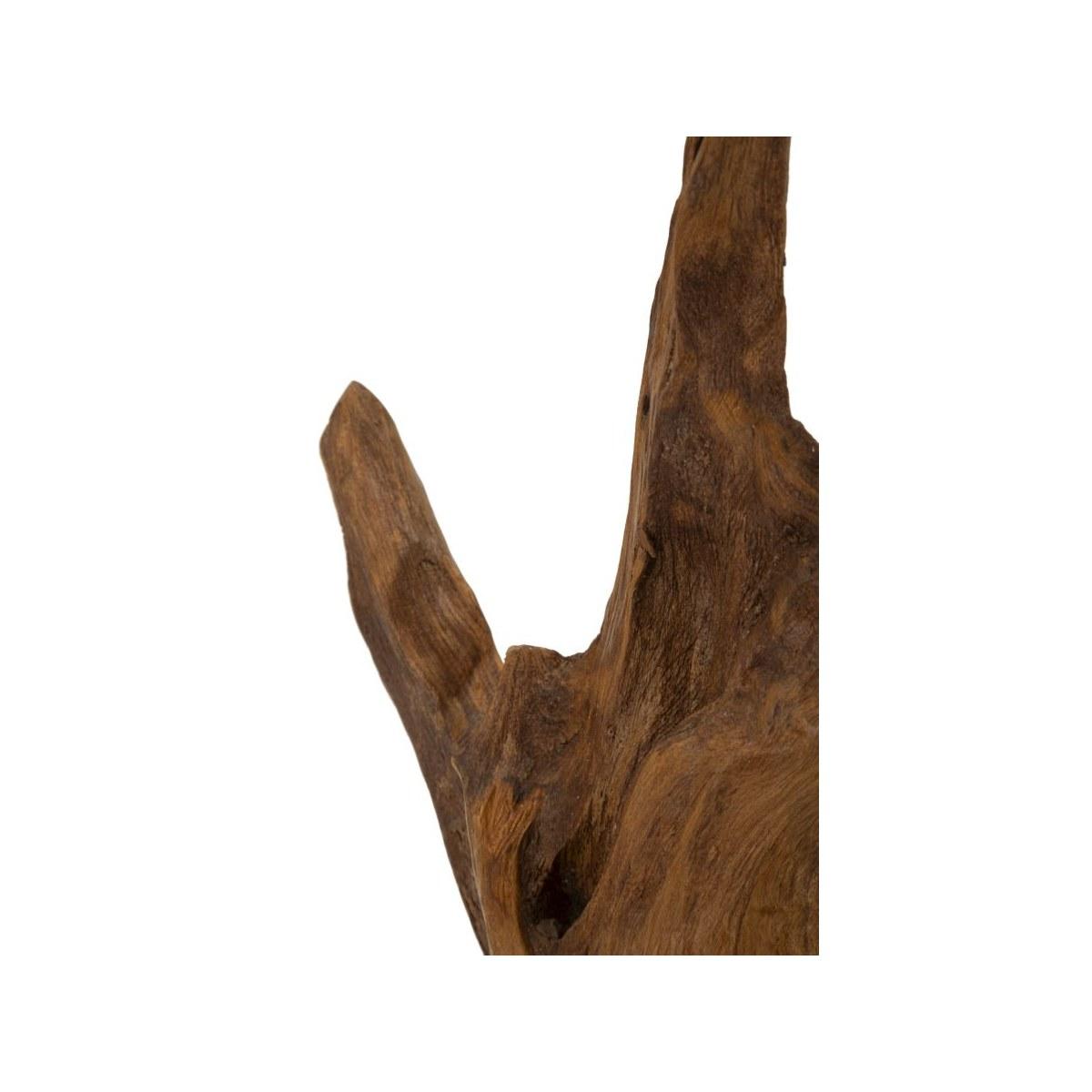 Scultura akar in teak ric, cm 20x11x34 min 2 (pezzi unici - non rip. in serie)