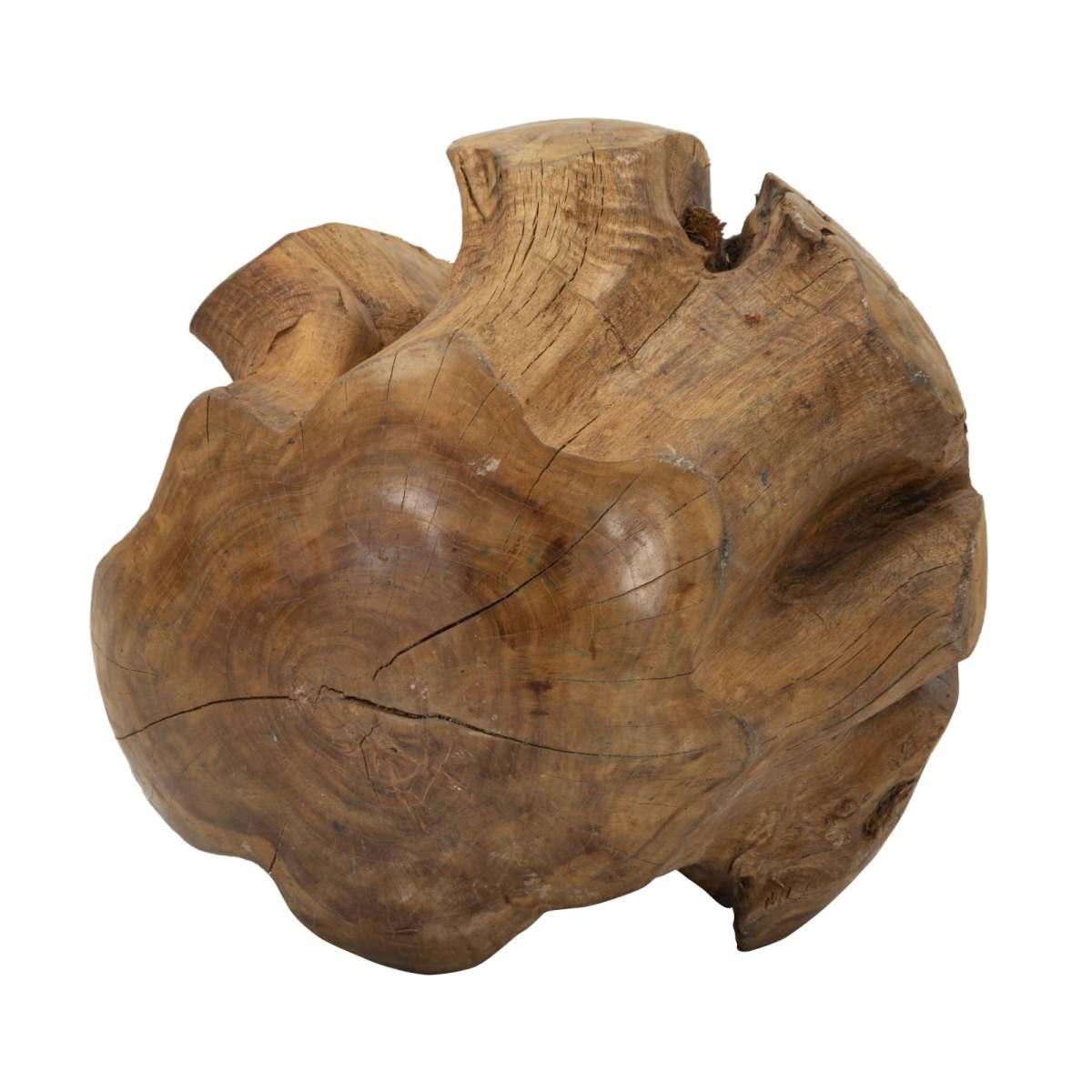 Sfera in teak riciclato cm Ø 50 (pezzi unici - non rip. in serie)