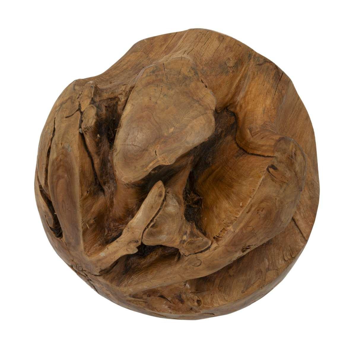 Sfera in teak riciclato cm Ø 50 (pezzi unici - non rip. in serie)