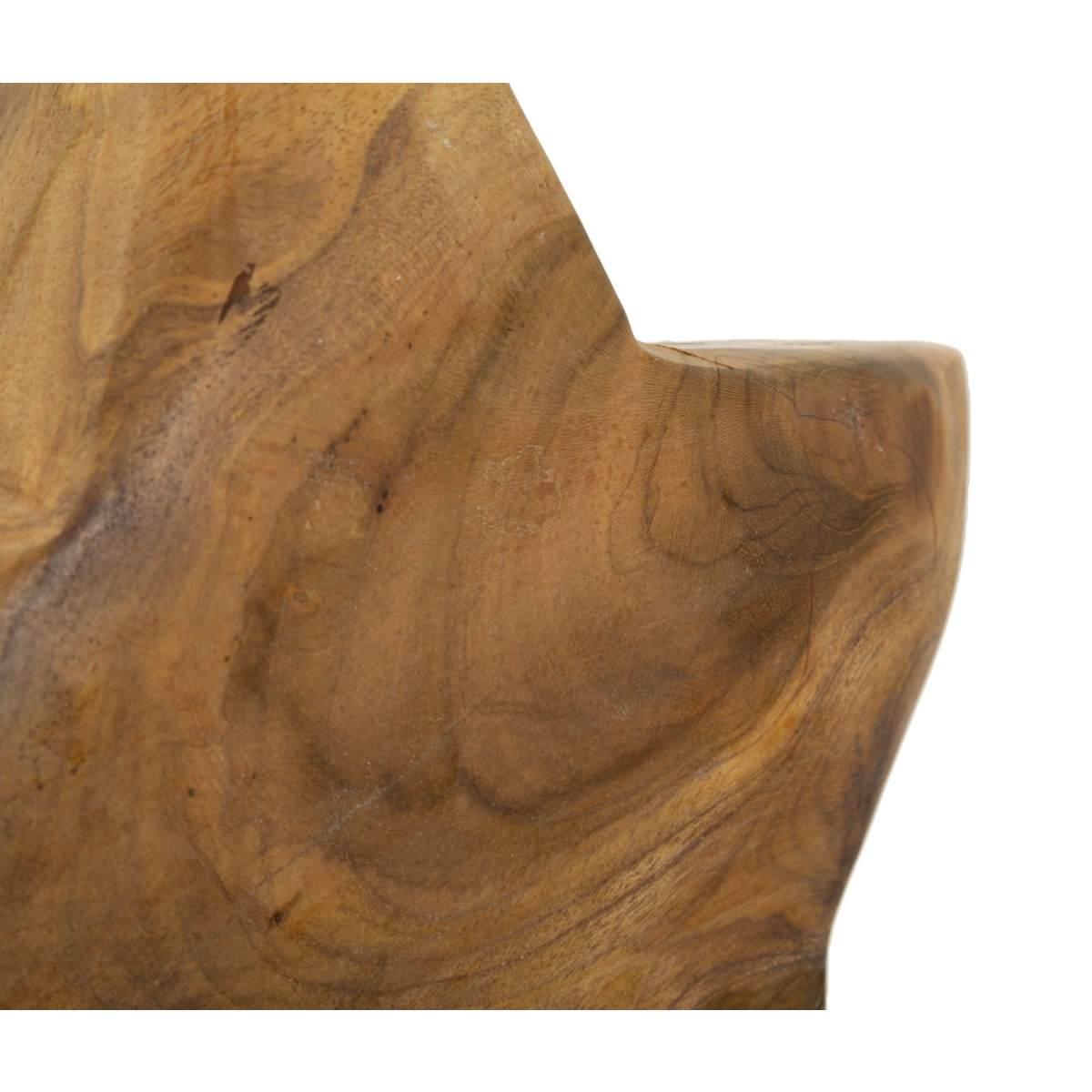 Scultura stella in teak riciclato cm 28x12x42 (pezzi unici - non rip. in serie)