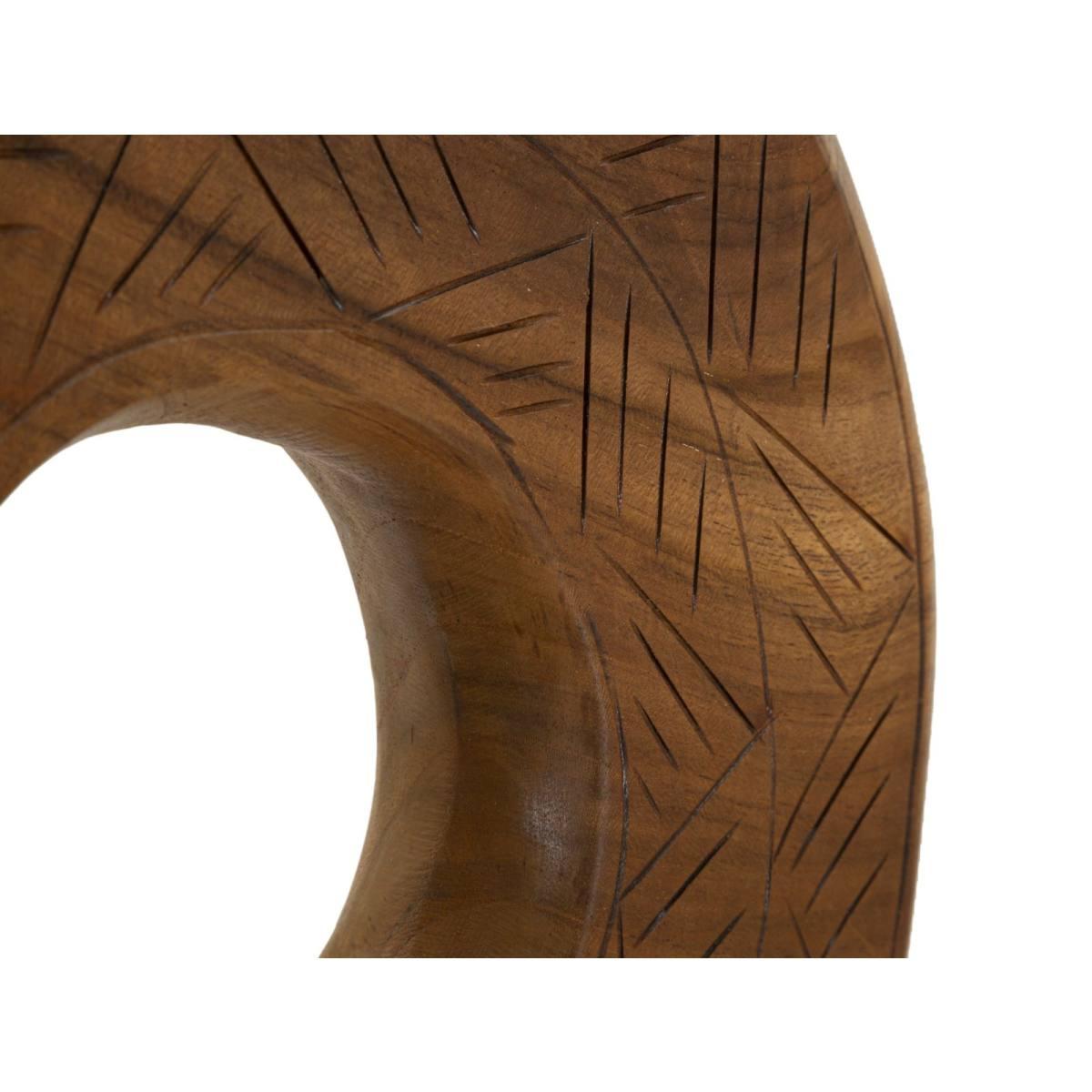 Scultura dorat in teak riciclato cm 35x10x58 (pezzi unici - non rip. in serie)