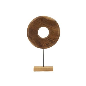 Scultura dorat in teak riciclato cm 35x10x58 (pezzi unici - non rip. in serie)