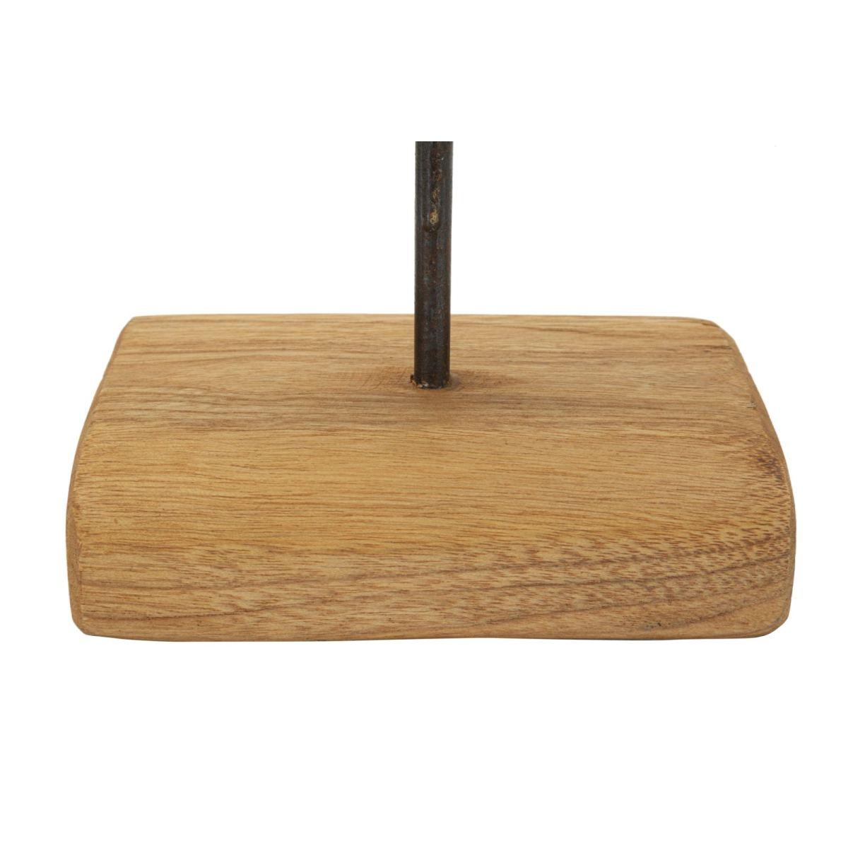 Scultura dorat in teak riciclato cm 28x10x38 (pezzi unici - non rip. in serie)