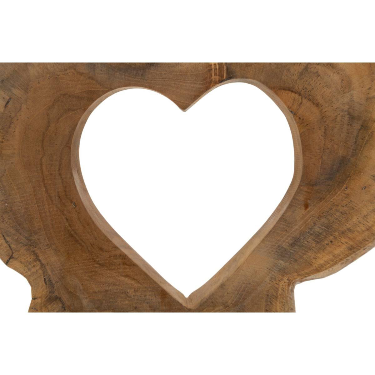 Scultura hasi in teak riciclato cm 28x10x38 (pezzi unici - non rip. in serie)