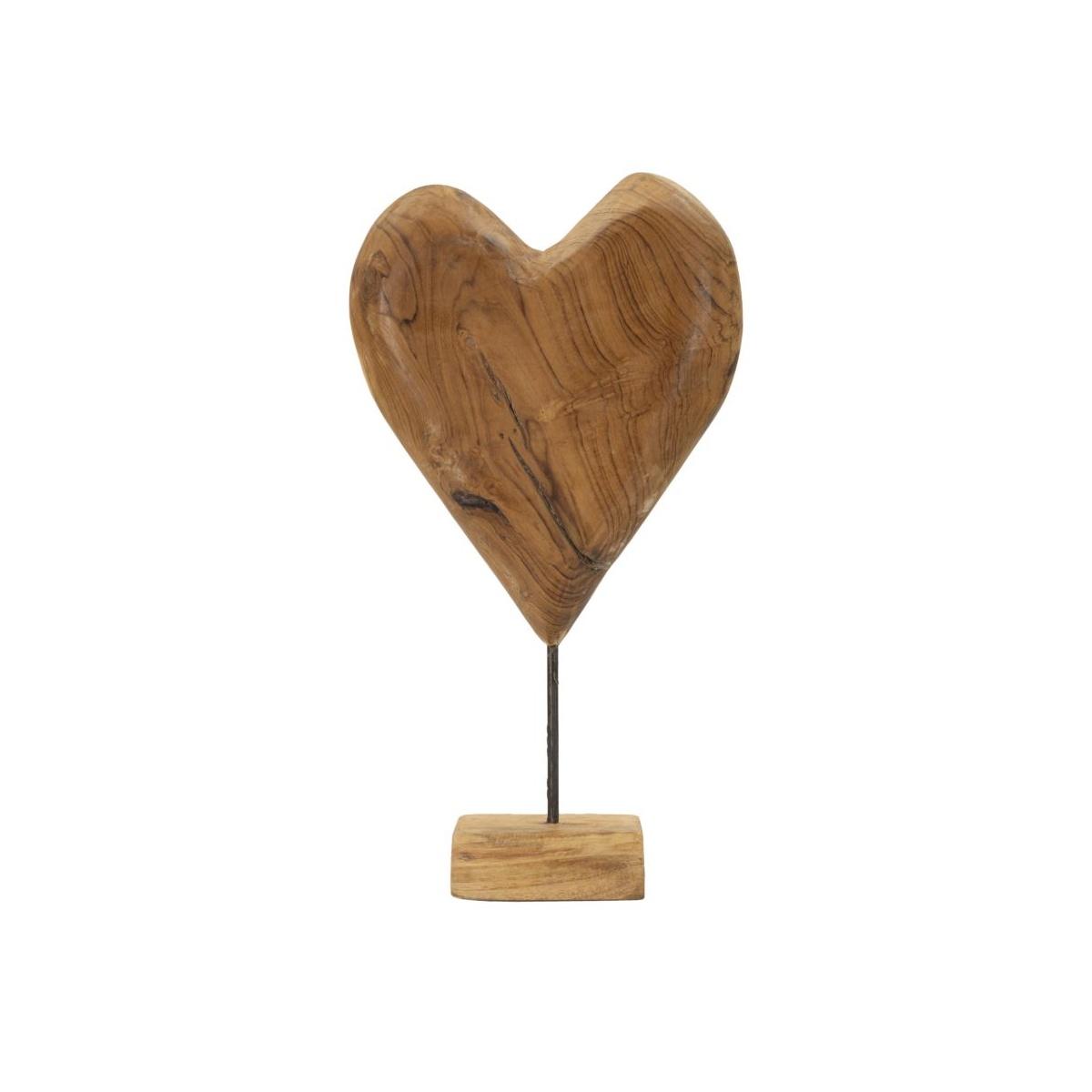 Scultura dobu in teak riciclato cm 25x12x45 (pezzi unici - non rip. in serie)