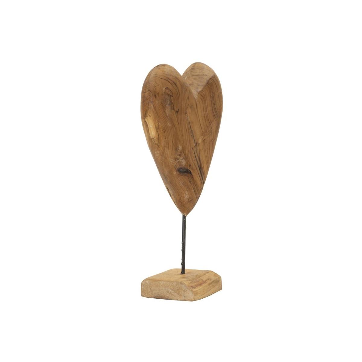 Scultura dobu in teak riciclato cm 25x12x45 (pezzi unici - non rip. in serie)