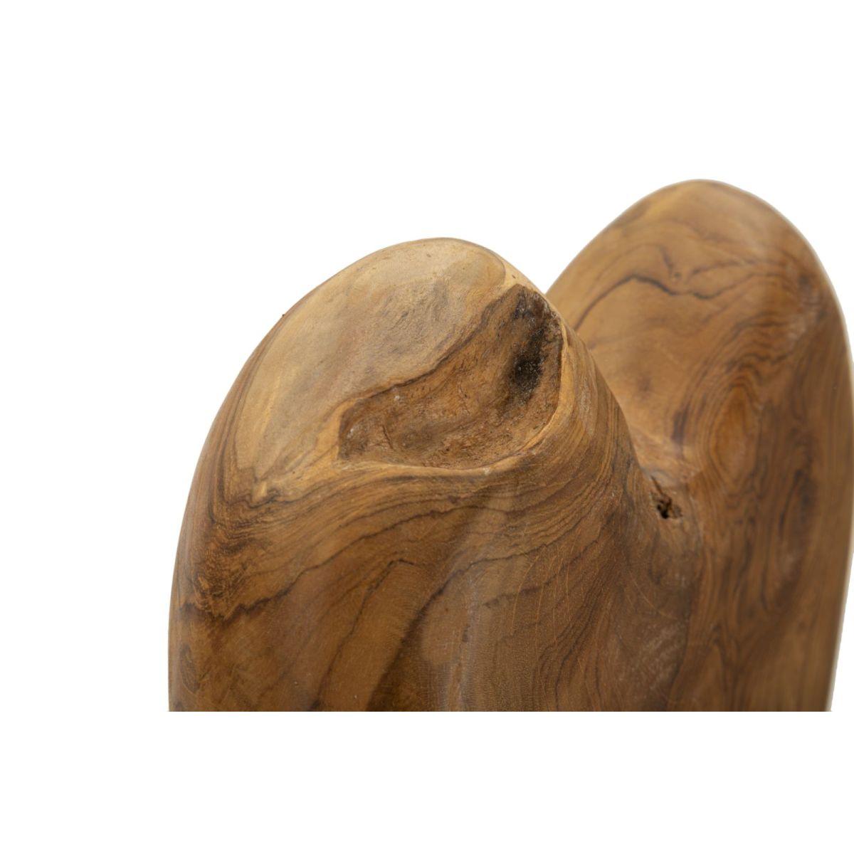 Scultura dobu in teak riciclato cm 25x12x45 (pezzi unici - non rip. in serie)