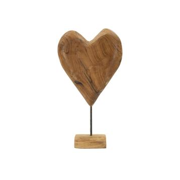 Scultura dobu in teak riciclato cm 25x12x45 (pezzi unici - non rip. in serie)