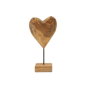 Scultura dobu in teak riciclato cm 20x12x37 (pezzi unici - non rip. in serie)