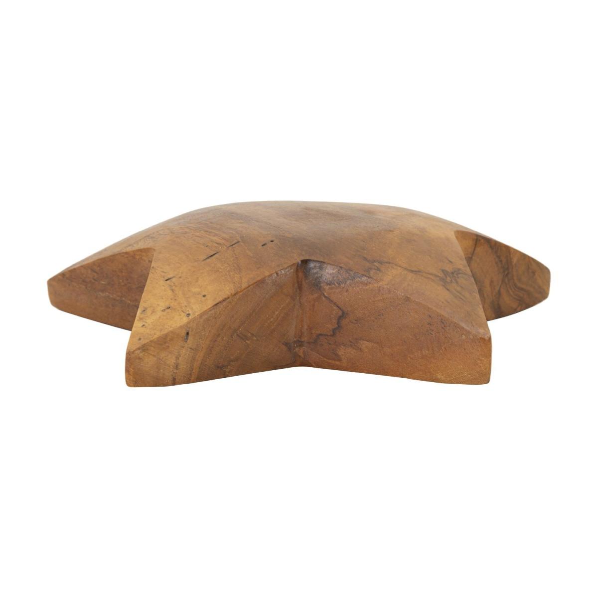 Decorazione bintang da app.in teak ric. cmØ19x5 min2(pezzi unici-non rip. in ser