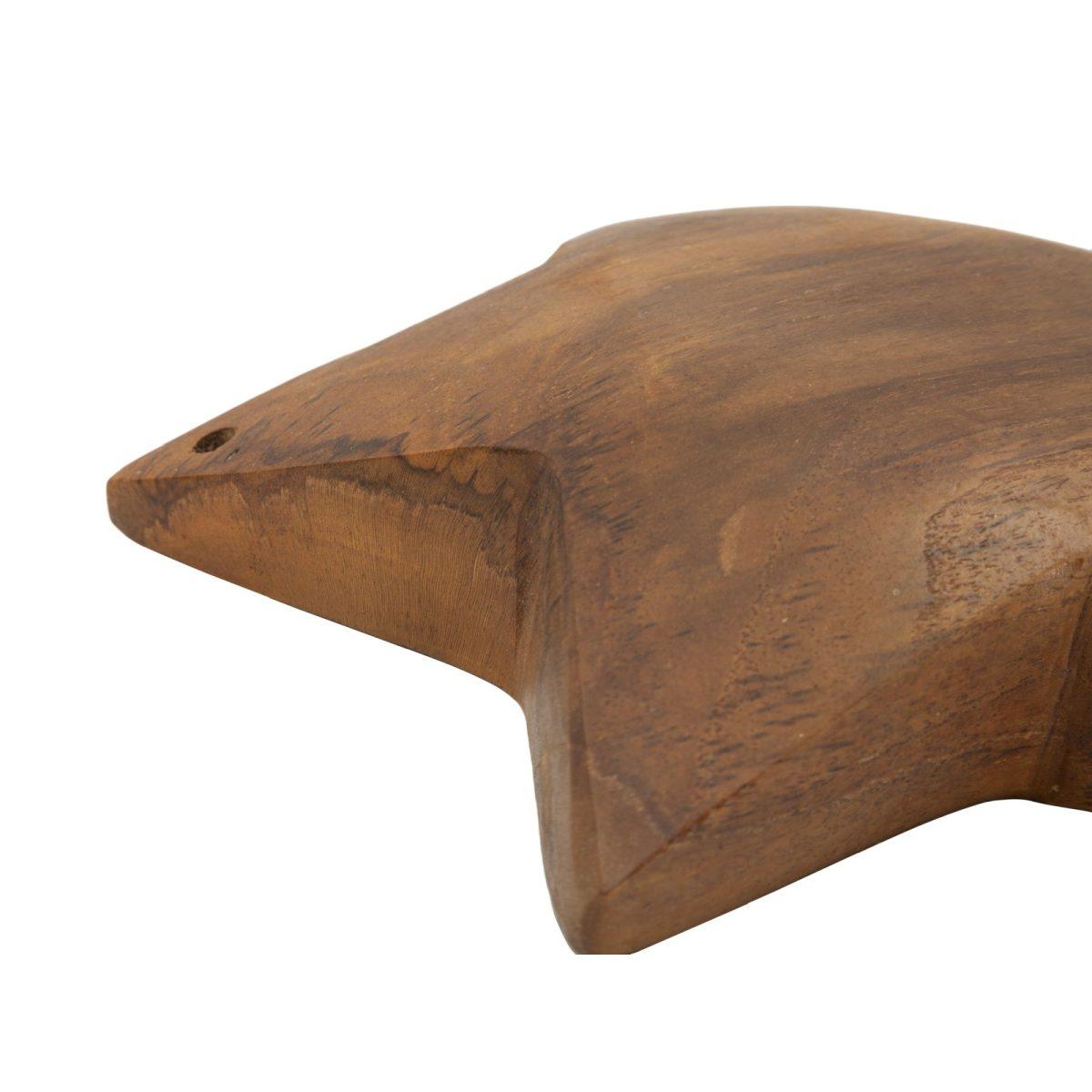 Decorazione bintang da app.in teak ric. cmØ19x5 min2(pezzi unici-non rip. in ser