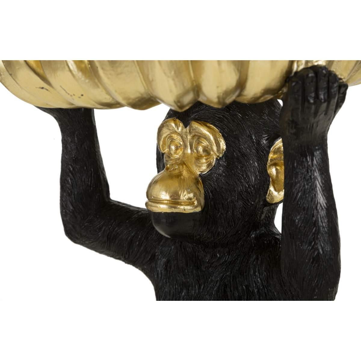 Scimmia s/tasche banane cm Ø 23x31,5