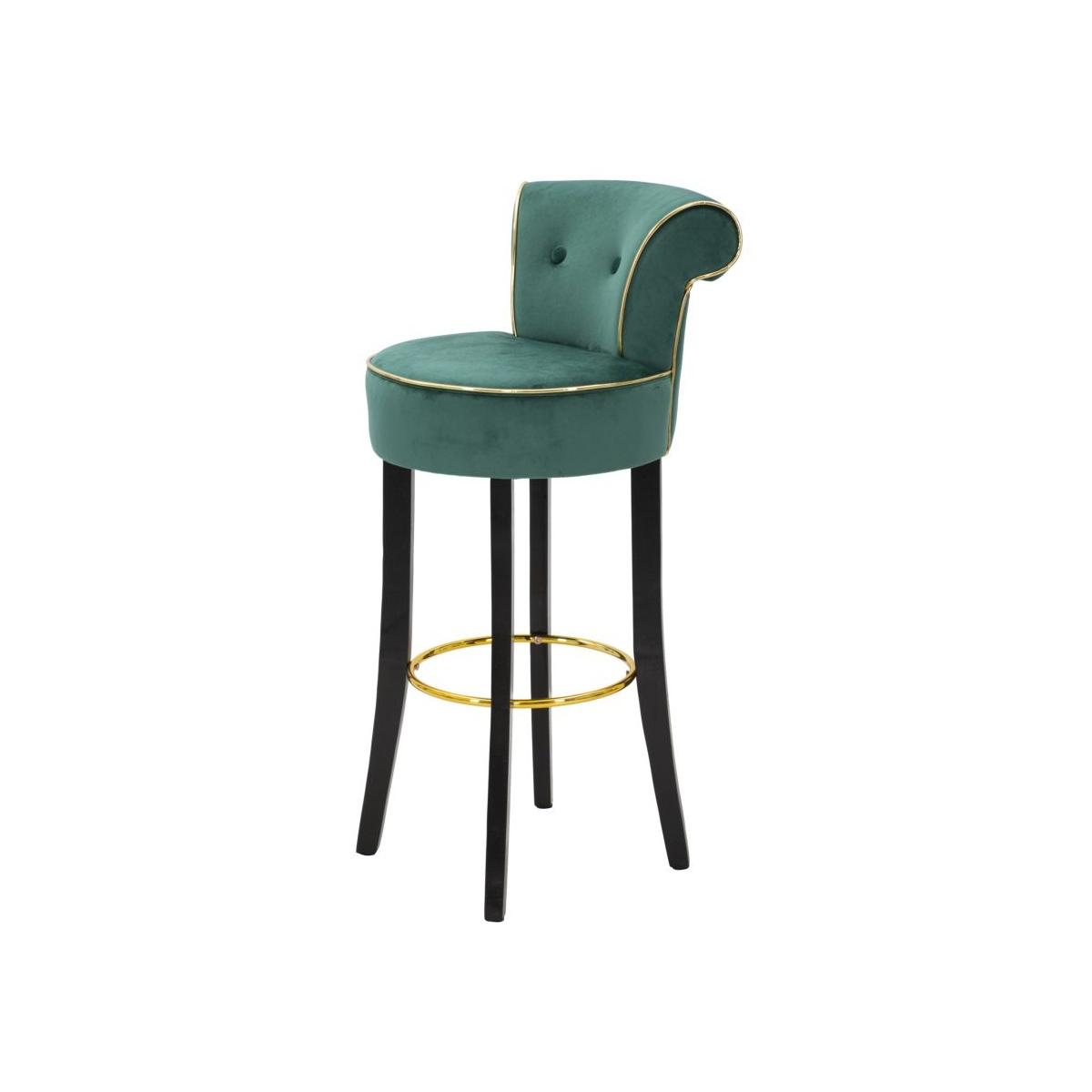 Sgabello bar luxy verde cm 46x48x96 (altezza seduta 75cm)