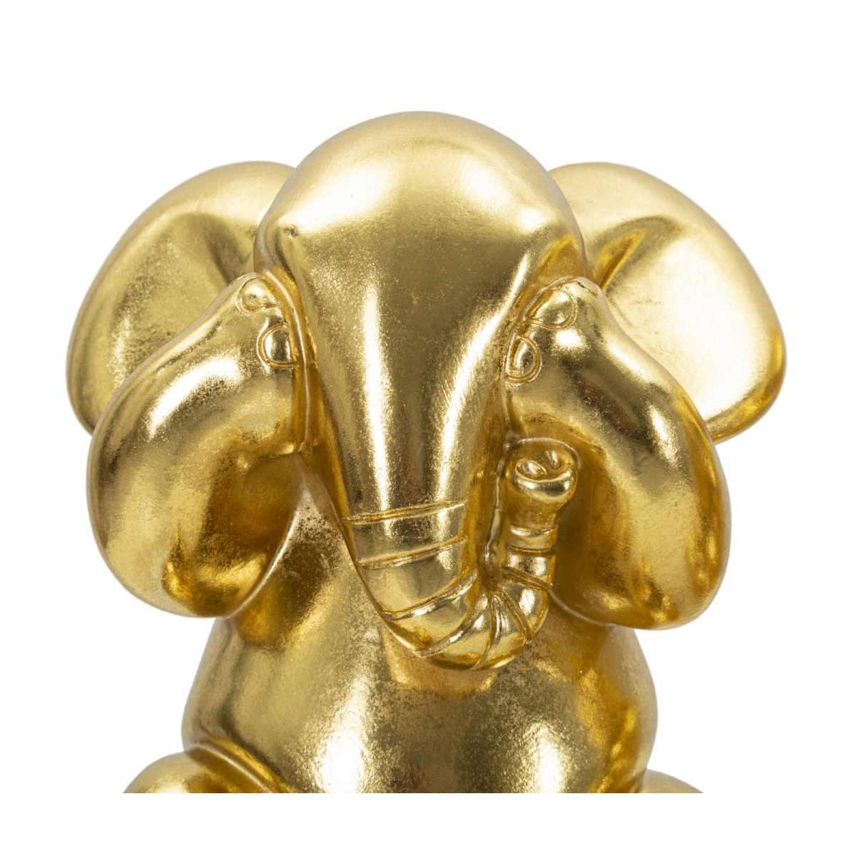 Elefante non vedo/non sento/ non parlo set 3 pz cm Ø 15,5x20,5