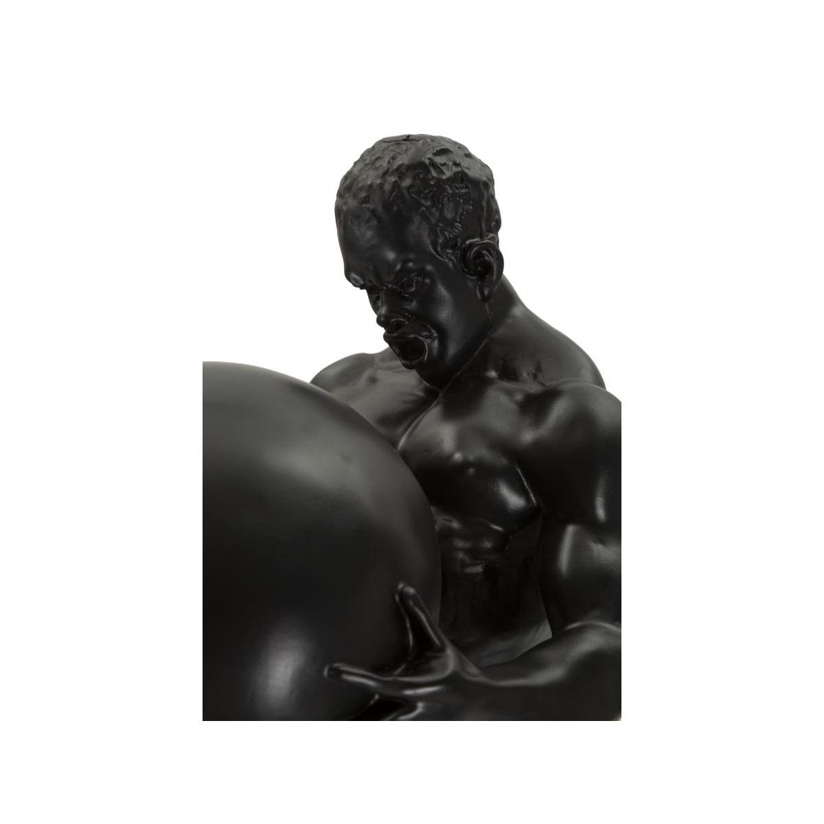 Statuetta atlas cm 18,5x20,5x43,5
