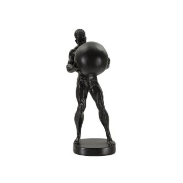 Statuetta atlas cm 18,5x20,5x43,5