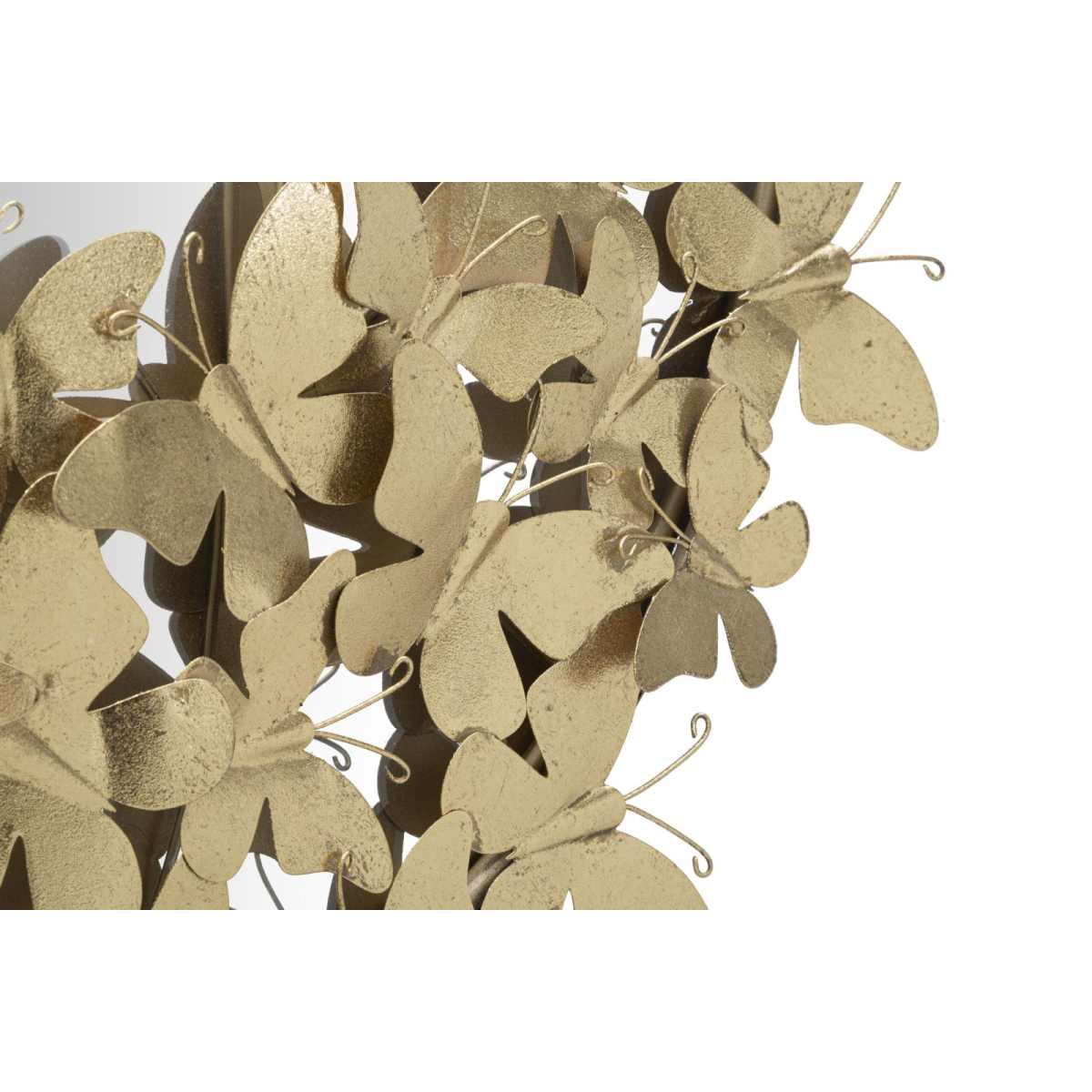 Specchio glam oval butterfly cm 59x3x89,5 (misura specchio cm 46x78)