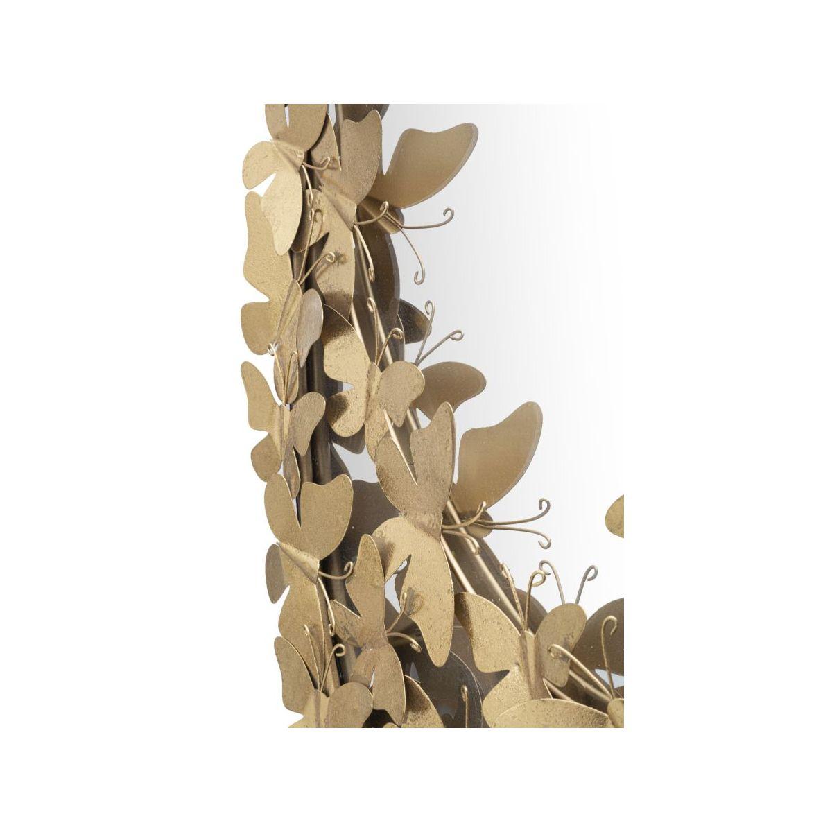 Specchio glam oval butterfly cm 59x3x89,5 (misura specchio cm 46x78)