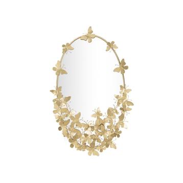 Specchio glam oval butterfly cm 59x3x89,5 (misura specchio cm 46x78)