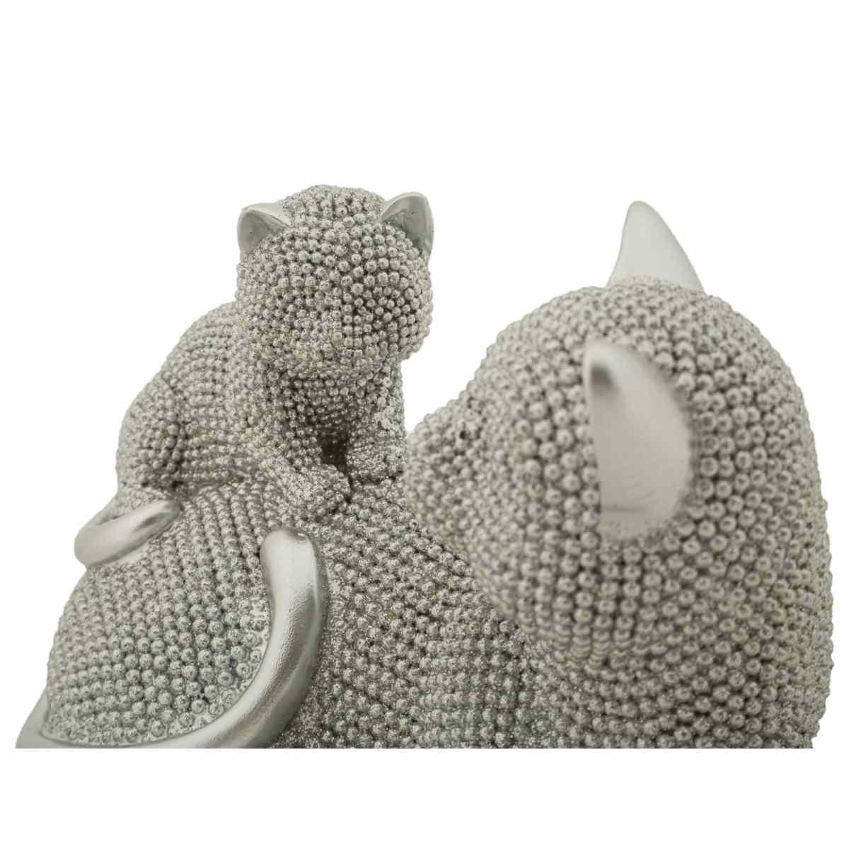 Gatto sparky con cucciolo cm  19x9x13 min 2