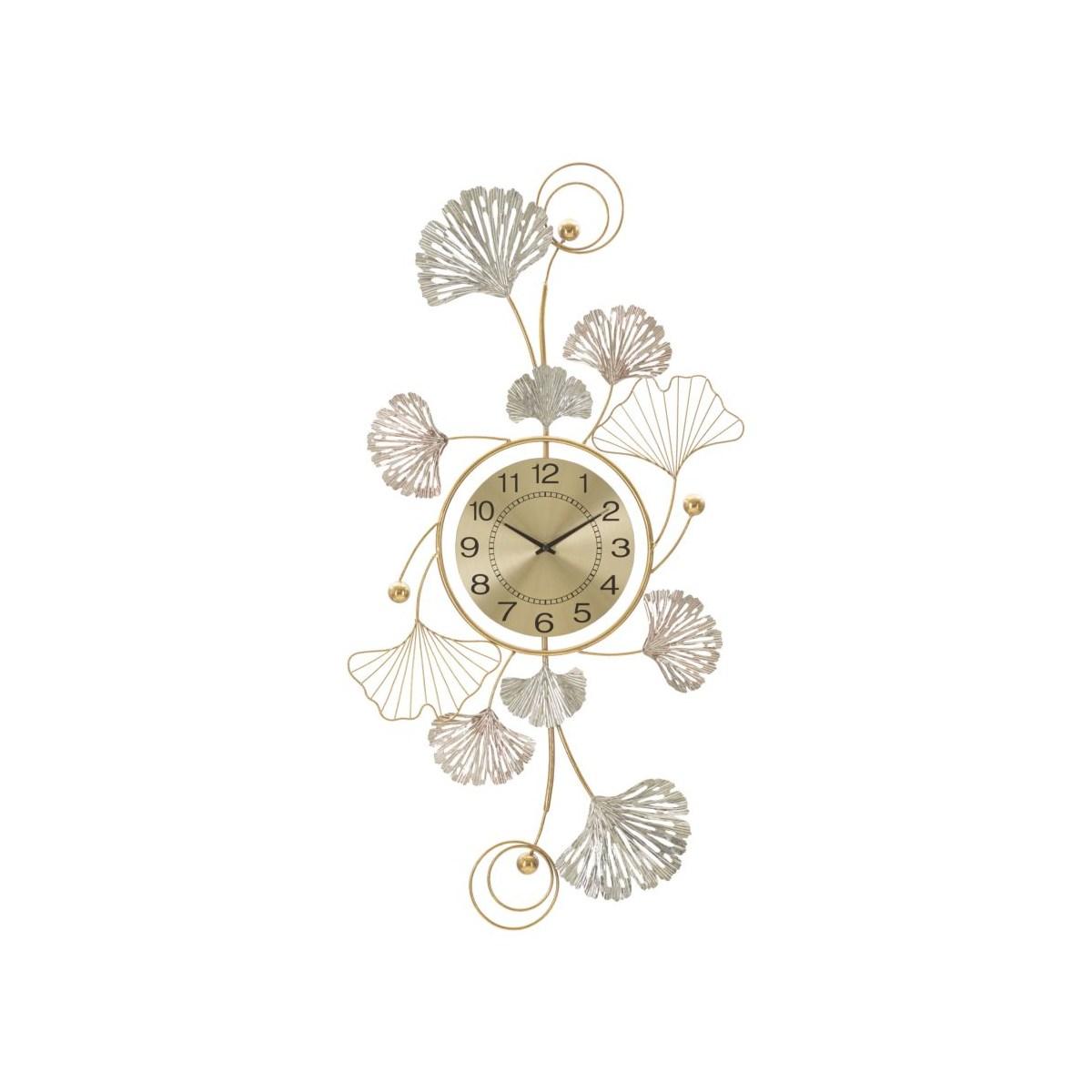 Pannello in ferro leavy c/orologio cm 52,5x3,5x102