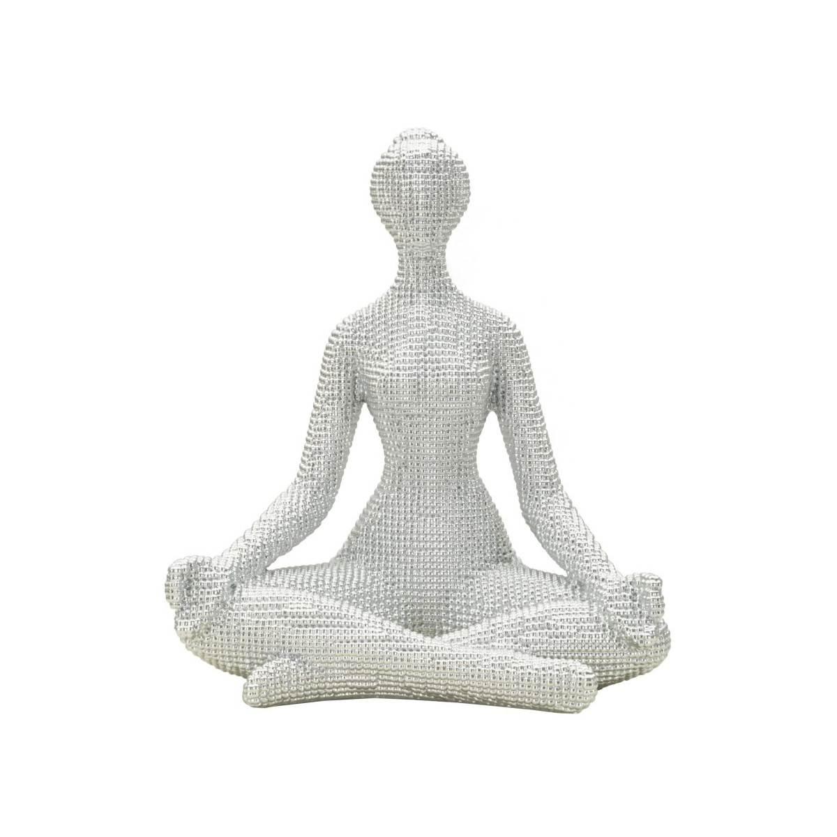 Donnina yoga silver cm 20,5x15,5x23