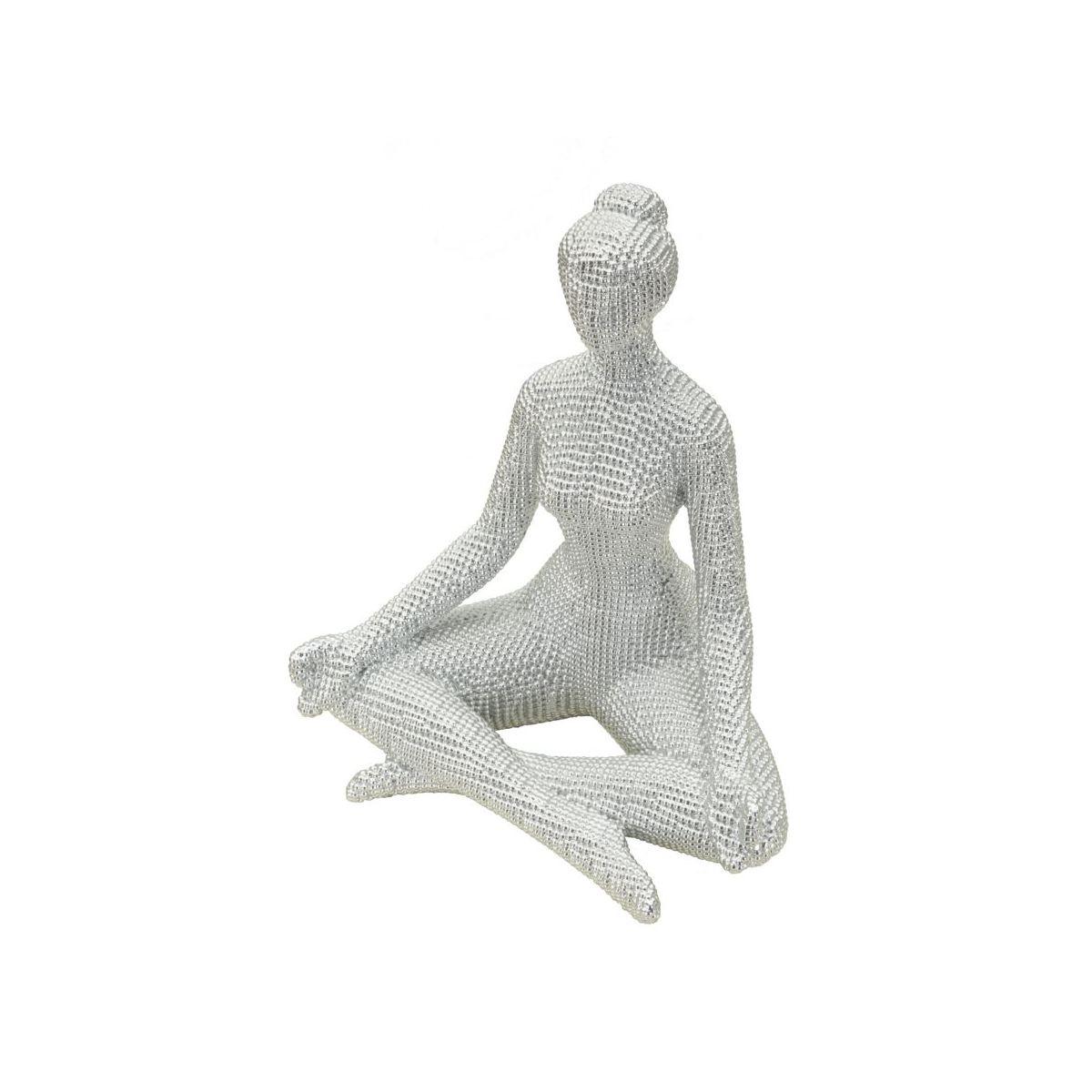 Donnina yoga silver cm 20,5x15,5x23