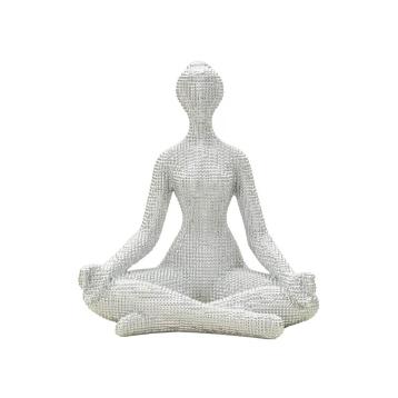 Donnina yoga silver cm 20,5x15,5x23