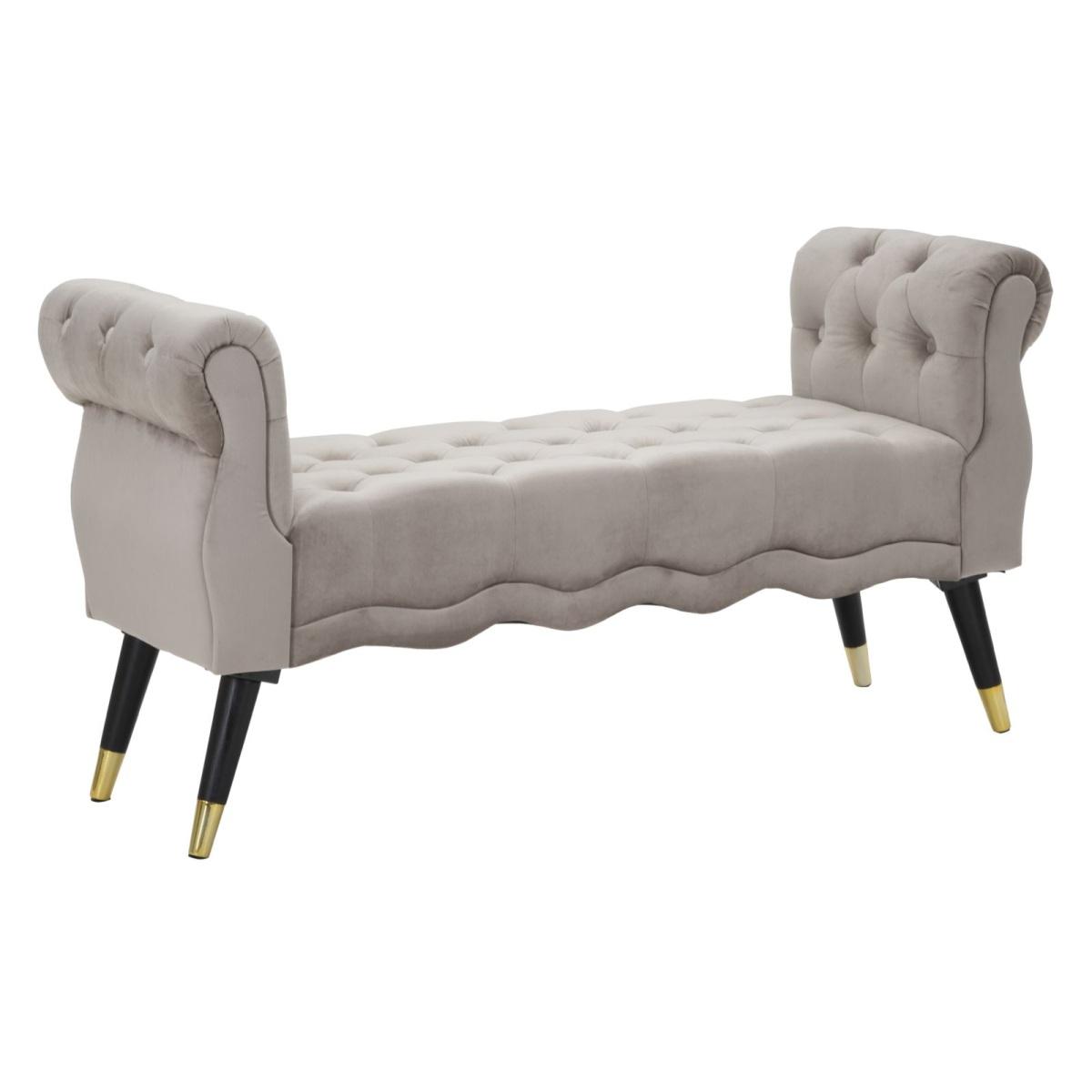 Panchetta paris grigia/gold cm 120x40x60