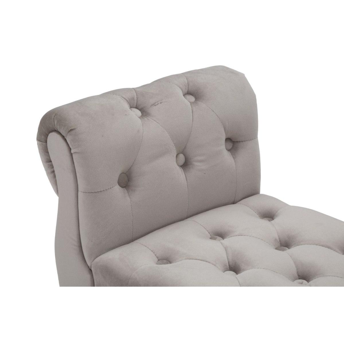 Panchetta paris grigia/gold cm 120x40x60