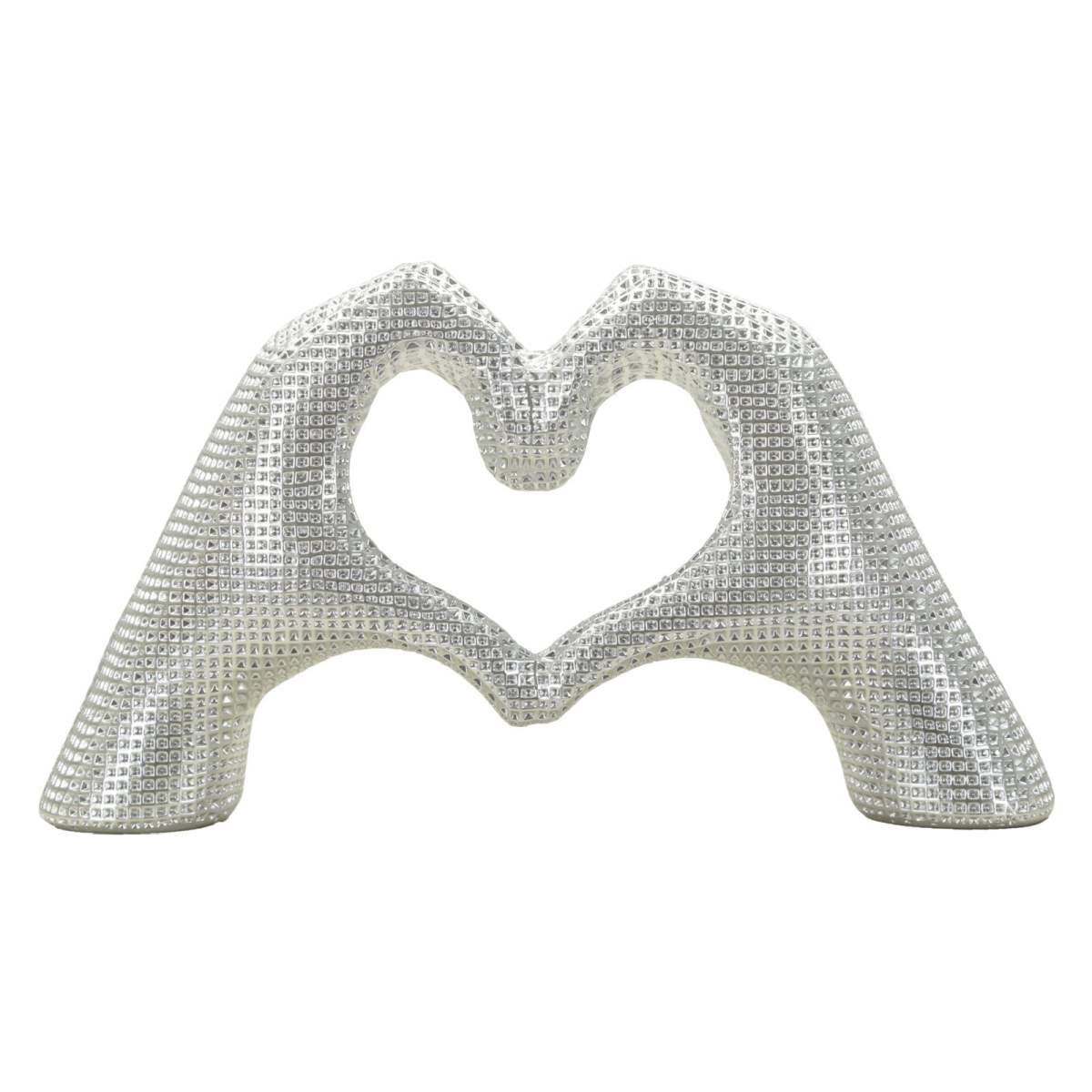 Scultura lover silver cm 25x7,5x13,5 min 2