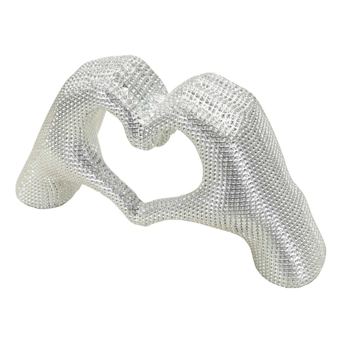 Scultura lover silver cm 25x7,5x13,5 min 2