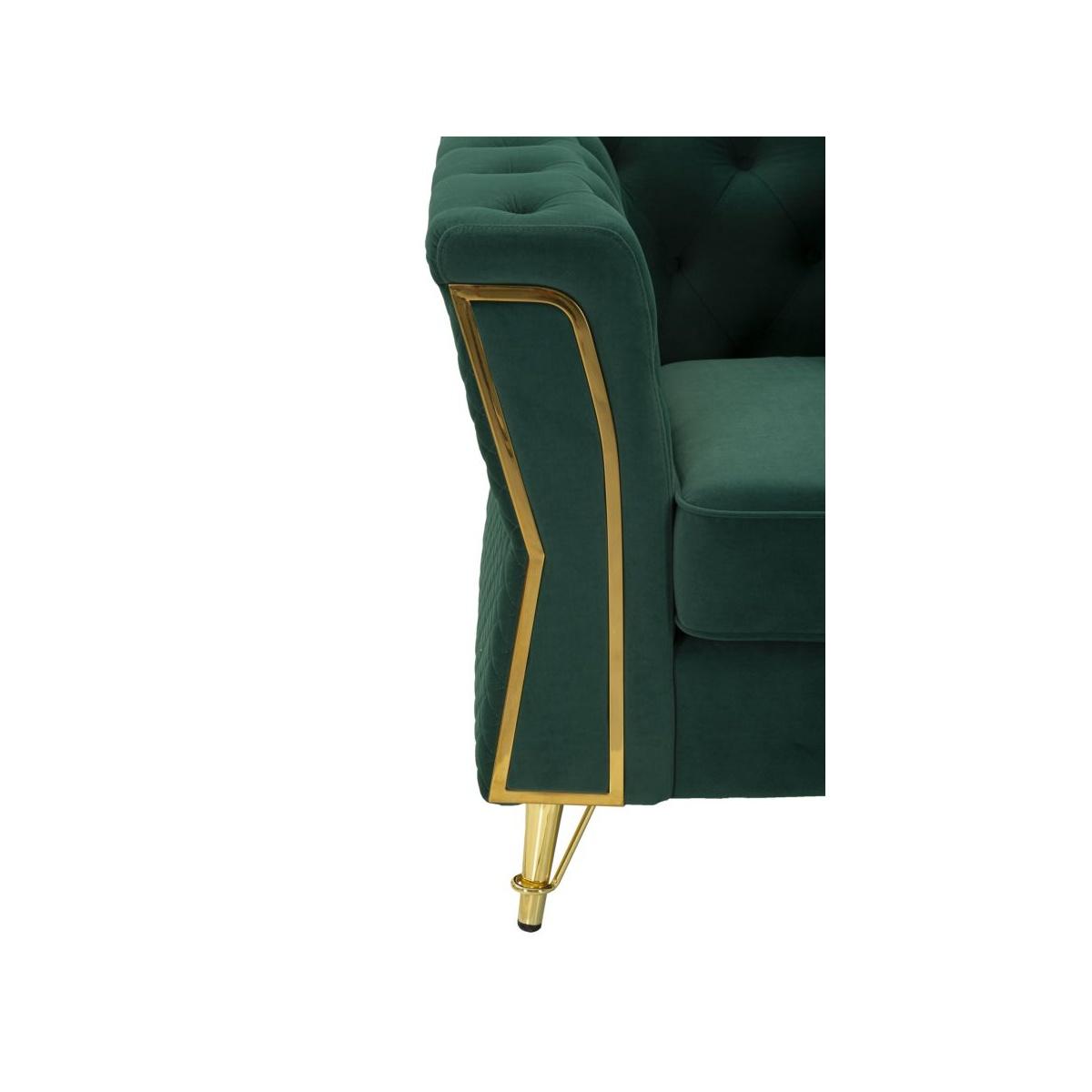 Poltrona emy verde c/cuscino cm 104x83x76