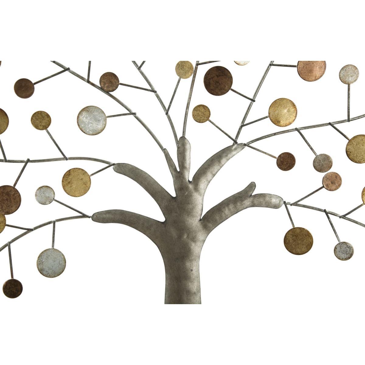 Pannello da muro albero della vita mirror cm Ø 59x1,80