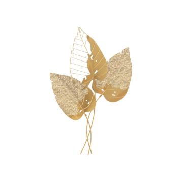 Pannello in ferro autumn leaf gold cm 53x4x84,5