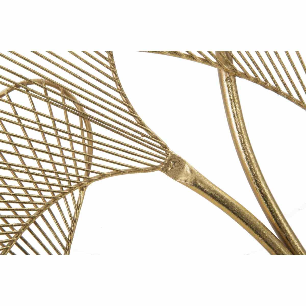 Pannello in ferro glam leaf cm 79x5x68