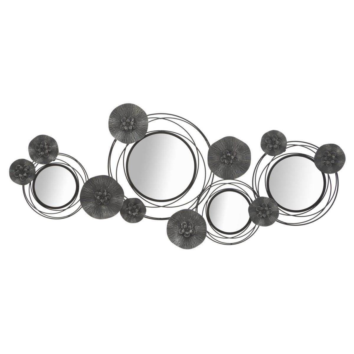 Pannello/specchio dark round cm 117x5,5x49