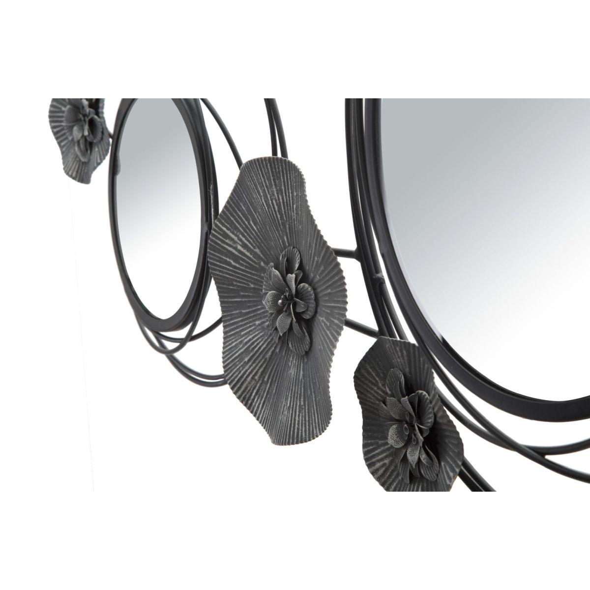 Pannello/specchio dark round cm 117x5,5x49