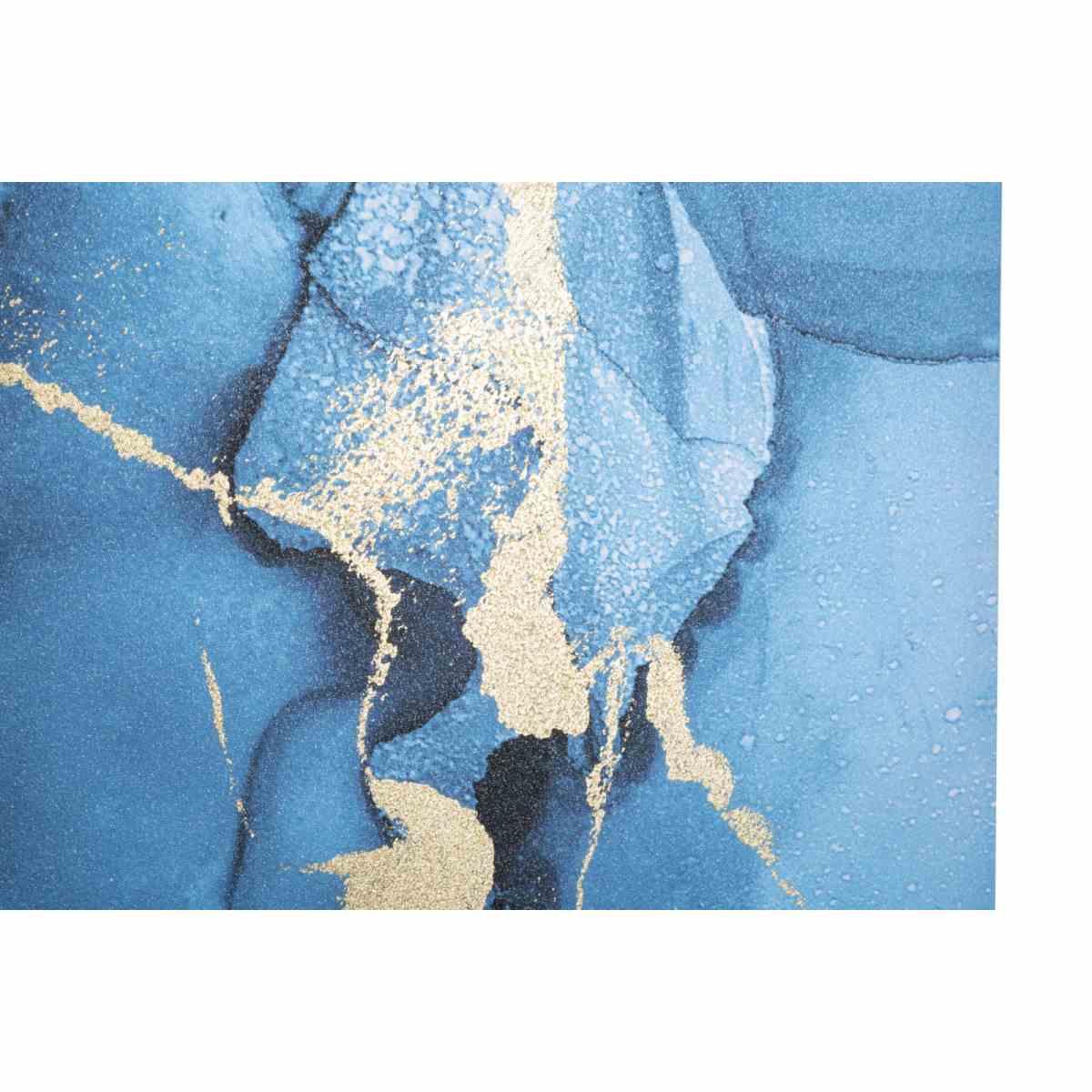 Stampa dipinta blu rey cm 80x3x120